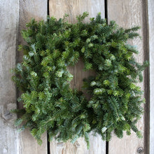 Load image into Gallery viewer, 20 Inch Fresh Fraser Fir Square Wreath