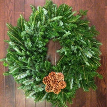 Load image into Gallery viewer, 24 Inch Pine Cone Blossom Christmas Wreath