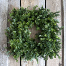 Load image into Gallery viewer, 20 Inch Fresh Fraser Fir Square Wreath
